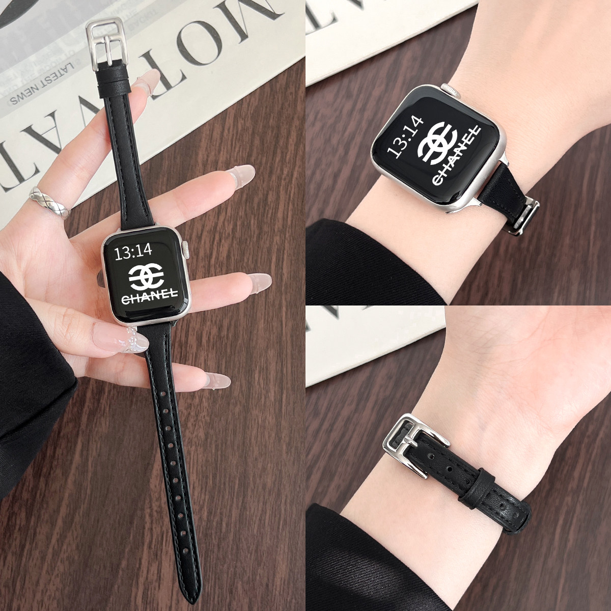 适用华为fit4表带秋冬fit5新款fit4Pro系列手表带女款精致腕表watchfit3手带高级感女智能运动fit2/1女士表链