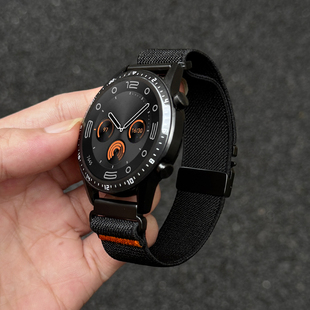 适用华为gt5手表带新款编织watch4pro的智能运动gt5pro手表链男款系列watchgt4专用夏天gt3透气男士2男表