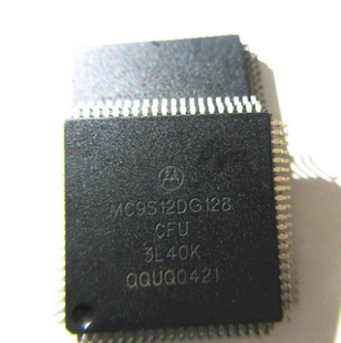 80脚 奥迪A6L转向柱电脑J518易损CPU芯片 MC9S12DG128CFUE 1L59W