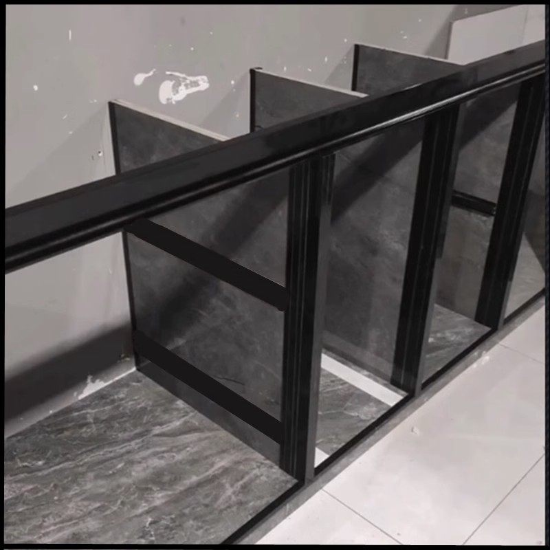 全套铝合金配件黑色特厚收边条u型瓷砖灶台立柱封边砖夹橱柜卡槽