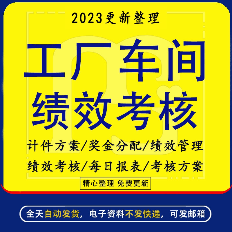 生产制造企业工厂车间员工奖金薪酬方案案例资料绩效考核制度手册模板计件工资分配方案表格模板素材资料怎么样,好用不?