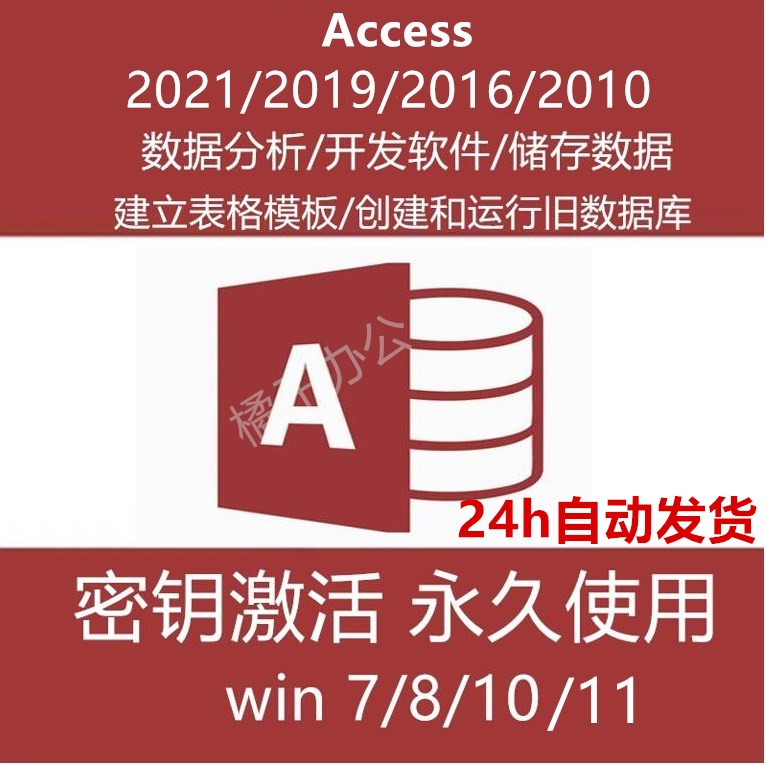 access2010/2016/2019/2021数据库软件单独安装包远程安装教程 教育培训 办公软件&效率软件/电脑基础 原图主图