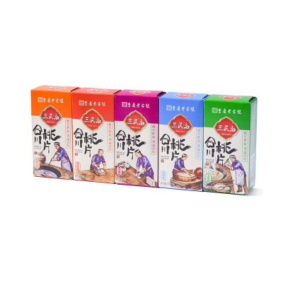 合川特产荣记三民斋桃片板式70g*5盒/板传统糕点云片糕新生产日期