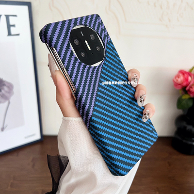 zfold5双中轴磁吸碳纤维纹全包壳