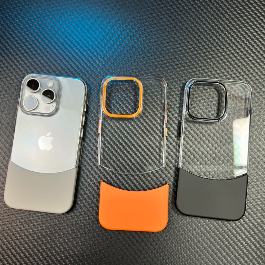 简约撞色拼接壳适用iPhone15promax手机壳苹果14ProMax新款17pro透明磁吸12不发黄13pro男女情侣16plus防摔套