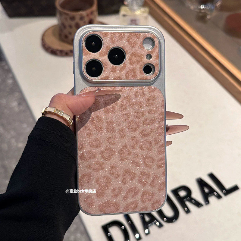 ins秋冬辣妹豹纹秒变18适用iPhone17pro苹果18手机壳16ProMax新款13网红14潮女15pro超好看17air防摔套ProMax