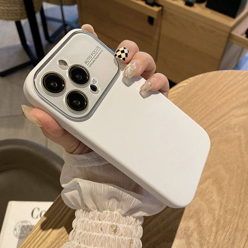 液态硅胶带镜头膜肤感磨砂全包壳