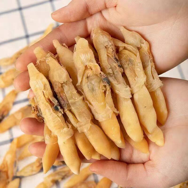 500g大蛏干干货竹节蛏海蛏子海鲜鲜活蛏干净无沙
