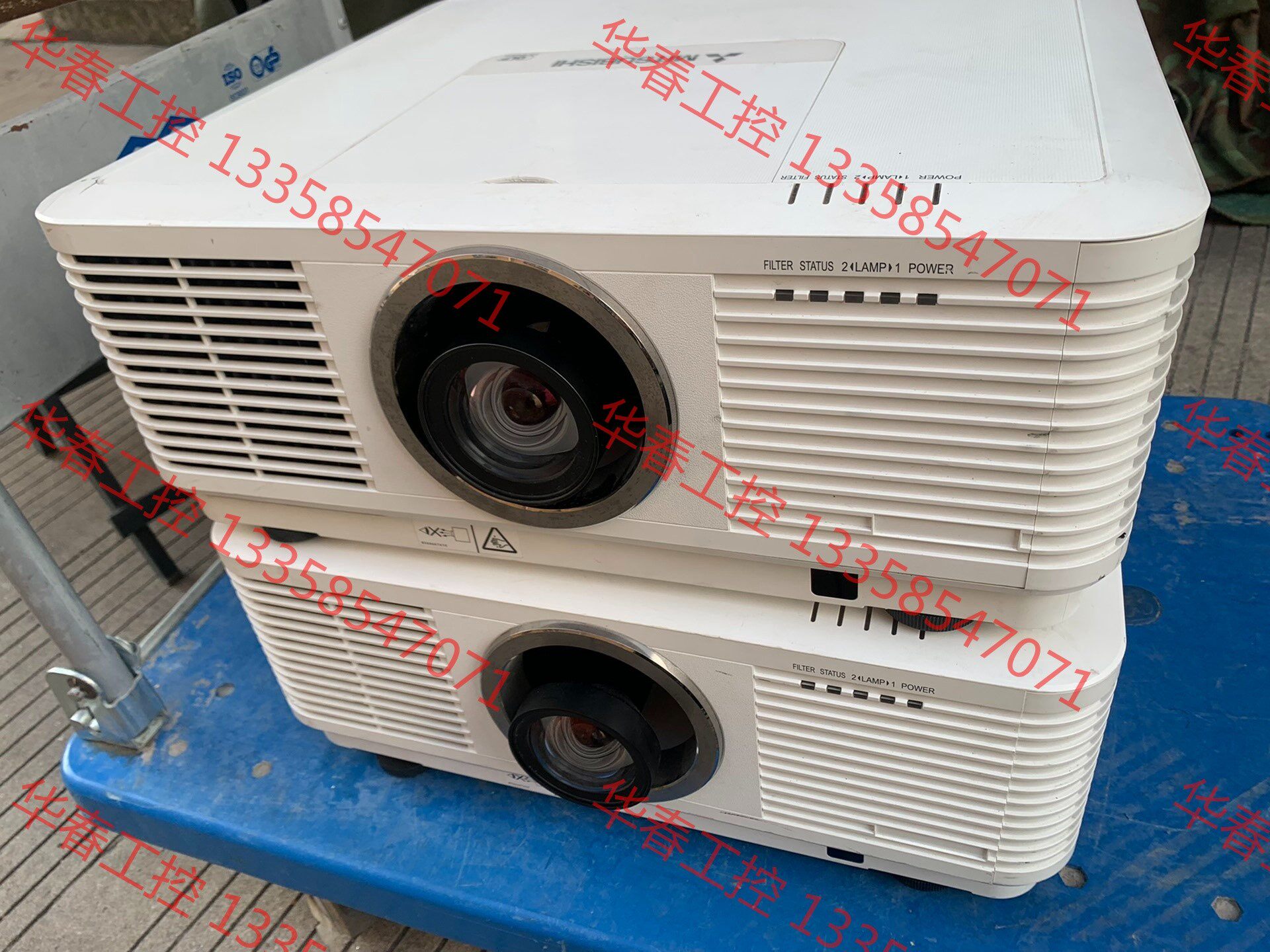 议价 三菱xd8500u工程投影机,2台镜头短焦镜头,镜头无磨痕