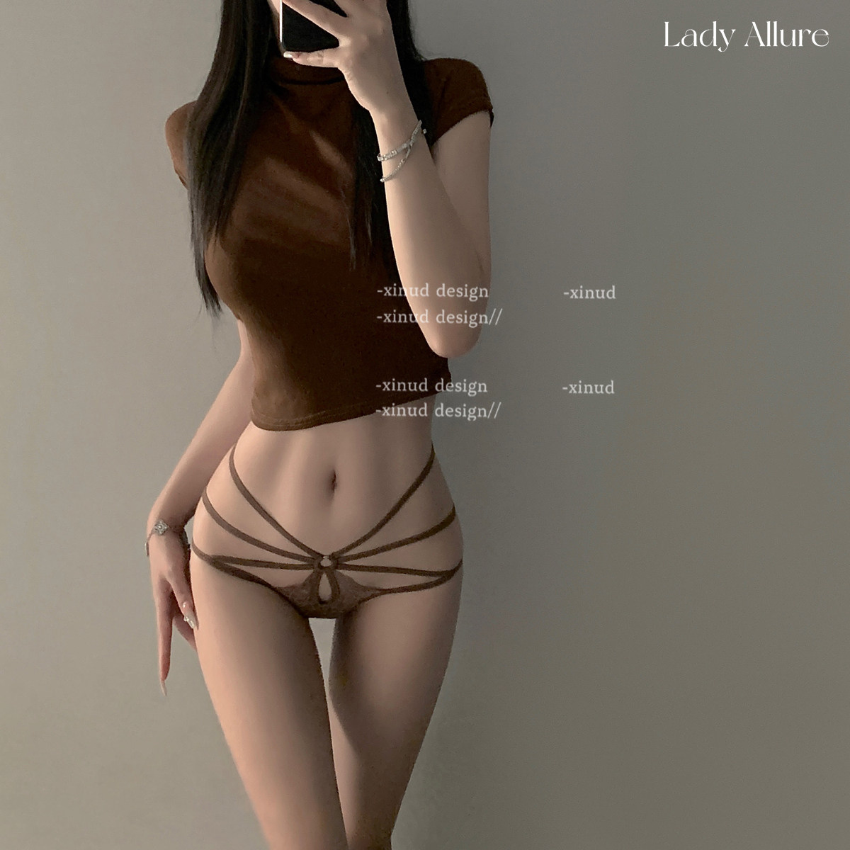 「LA」视觉尤物*原创性感女神御姐透明轻薄蕾丝低腰交叉绑带内裤,女士内衣/男士内衣/家居服,女三角裤,淘宝优惠券,粉丝福利购,淘宝优惠卷