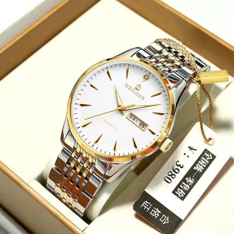 WEIGUAN手表MOLDOA瑞士超薄男士机械腕表全自动日历防水男表