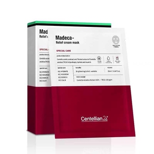 韩国Centellian24森特莲积雪草媄白滋养面膜一盒