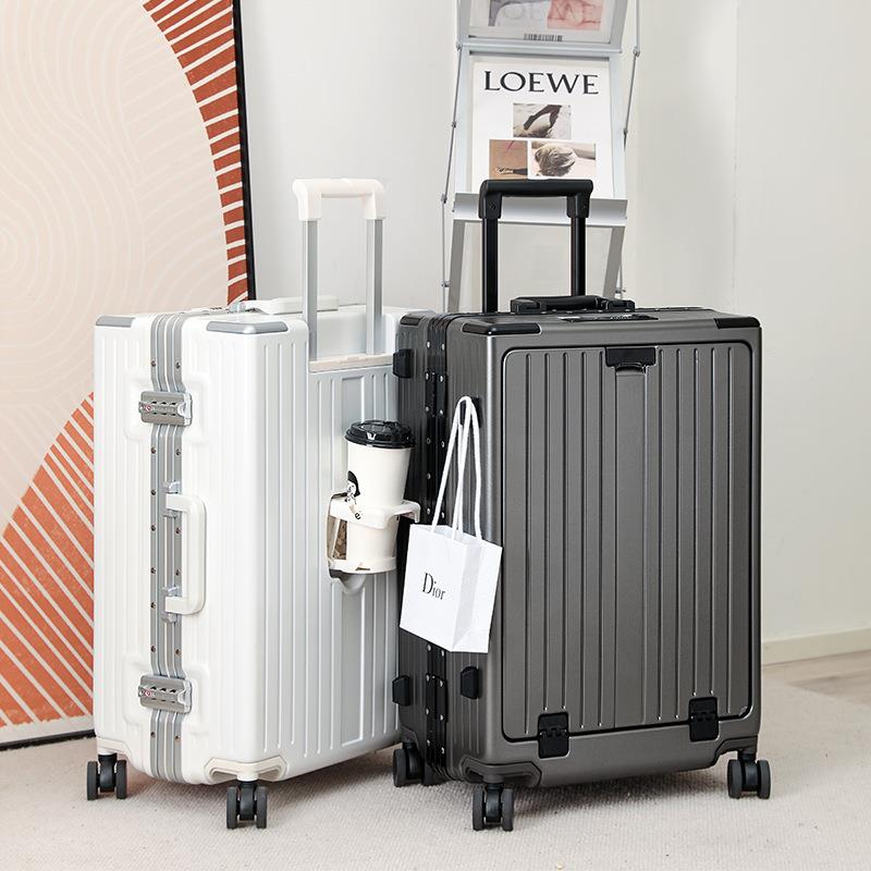 晖瑜莫严选多功能拉杆箱2025新款铝框行李箱商务旅行登机密码箱子