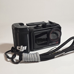 5pro适配原厂兔笼快拆街拍辅助手柄快门按键 大疆DJI action3