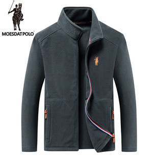 拉尔伦保罗春秋款抓绒衣卫衣冬装上衣潮流男士休闲运动摇粒绒外套