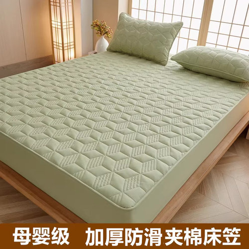 夹棉加厚床笠可以裸睡
