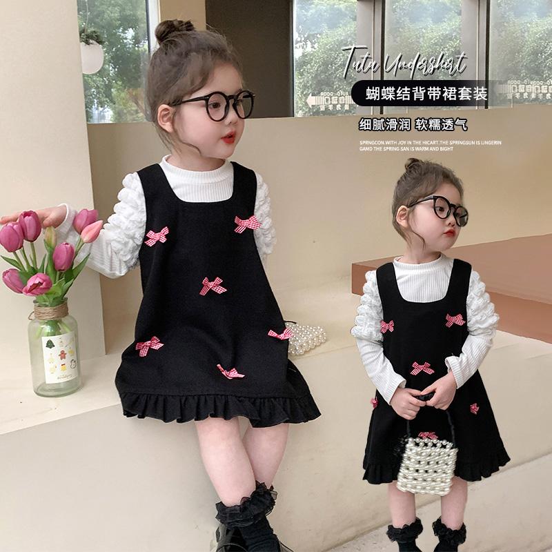 女童春秋季连衣裙套装