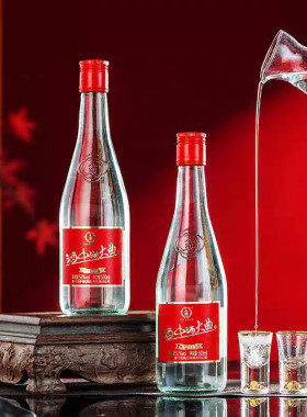 酒中酒大曲489ml*6瓶 浓香型52度粮食酒裸瓶口粮酒