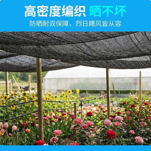 遮阳棚防晒网加密加厚抗网老化大花VWG卉庭院遮隔热光庶阳网降温