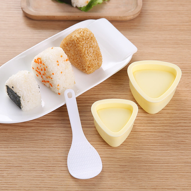 日式三角饭团模具寿司工具摇摇乐饭团神器儿童宝宝米饭材料套装全