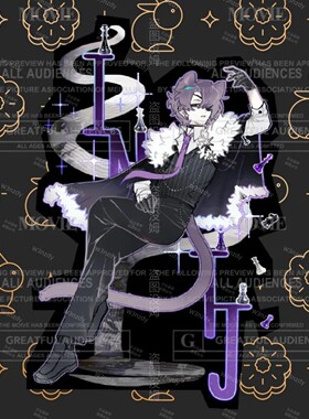 【贝谷社】MBTI-INTJ建筑师猫爬架12cm立牌16p同人周边