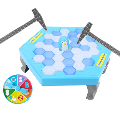 企鹅破冰玩具敲冰块亲子互动
