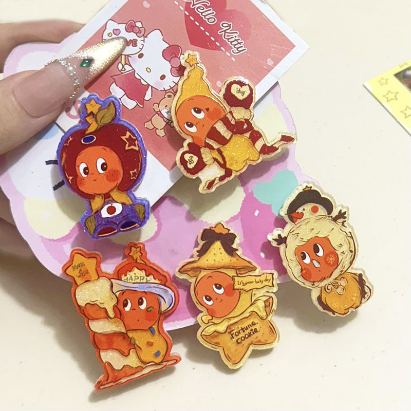 新款卡通星星人刘海夹发夹日系甜美少女侧边刘海发卡发饰批发