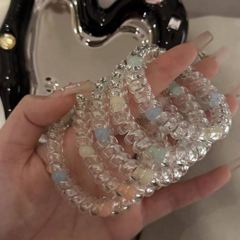 心动的感觉~韩系透明电话线发圈清新扎头少女甜美简约ins风发绳,饰品/流行首饰/时尚饰品新,发饰,淘宝优惠券,粉丝福利购,淘宝优惠卷