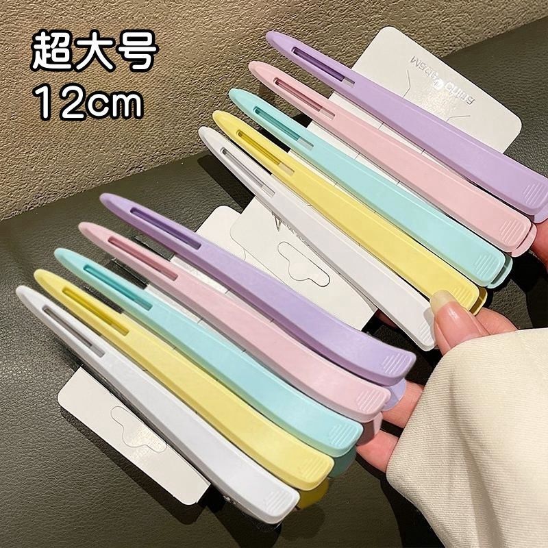 美发化妆专用无痕发夹发型师鸭嘴夹理发店染烫分区夹定位定型夹子