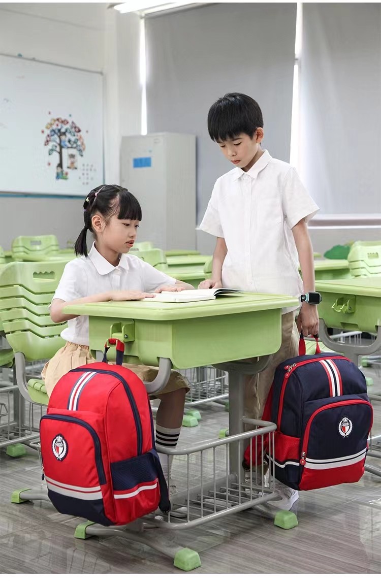 cots书包小学生4-6年级男孩女生护脊减负英伦风时尚潮流背包白搭