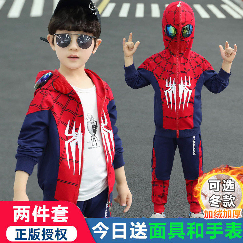 蜘蛛侠衣服儿童男孩外套