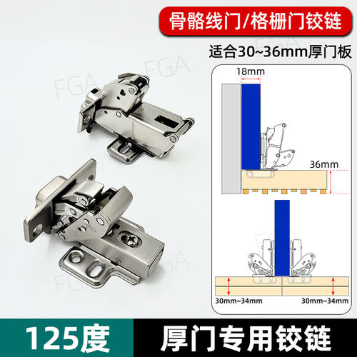 骨骼线门厚门专用125度165度