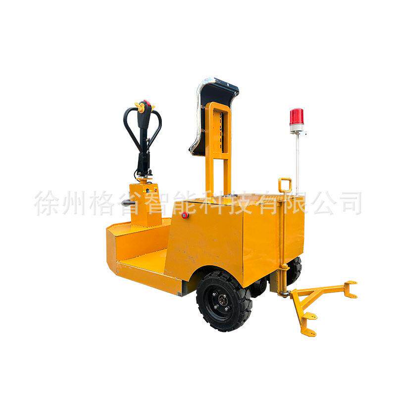 电动牵引三轮车小型拖车重型座驾式物流仓库厂区车拖拽车搬运车