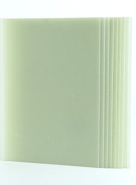 供应绝缘材料环氧树脂整张零切电木板加工FR4 1.0mm水绿色玻纤板