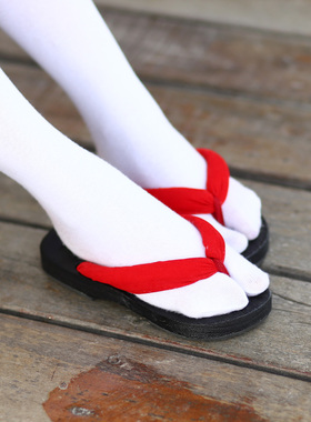 木屐女日式凉拖拖鞋cos日本人字拖厚底木拖鞋夏高跟和风散兵原神