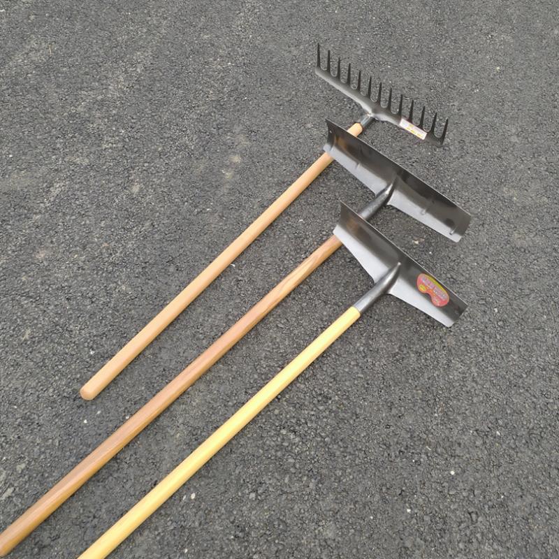 抓钩翻土平地搂草铁耙铁扒子搂子抓子鸽舍蛤蜊耙子平整菜畦铁耙耙