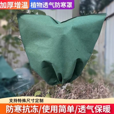 抗霜果树过冬无纺布防霜冻越冬物保暖植物防寒罩保暖保温布袋耐用