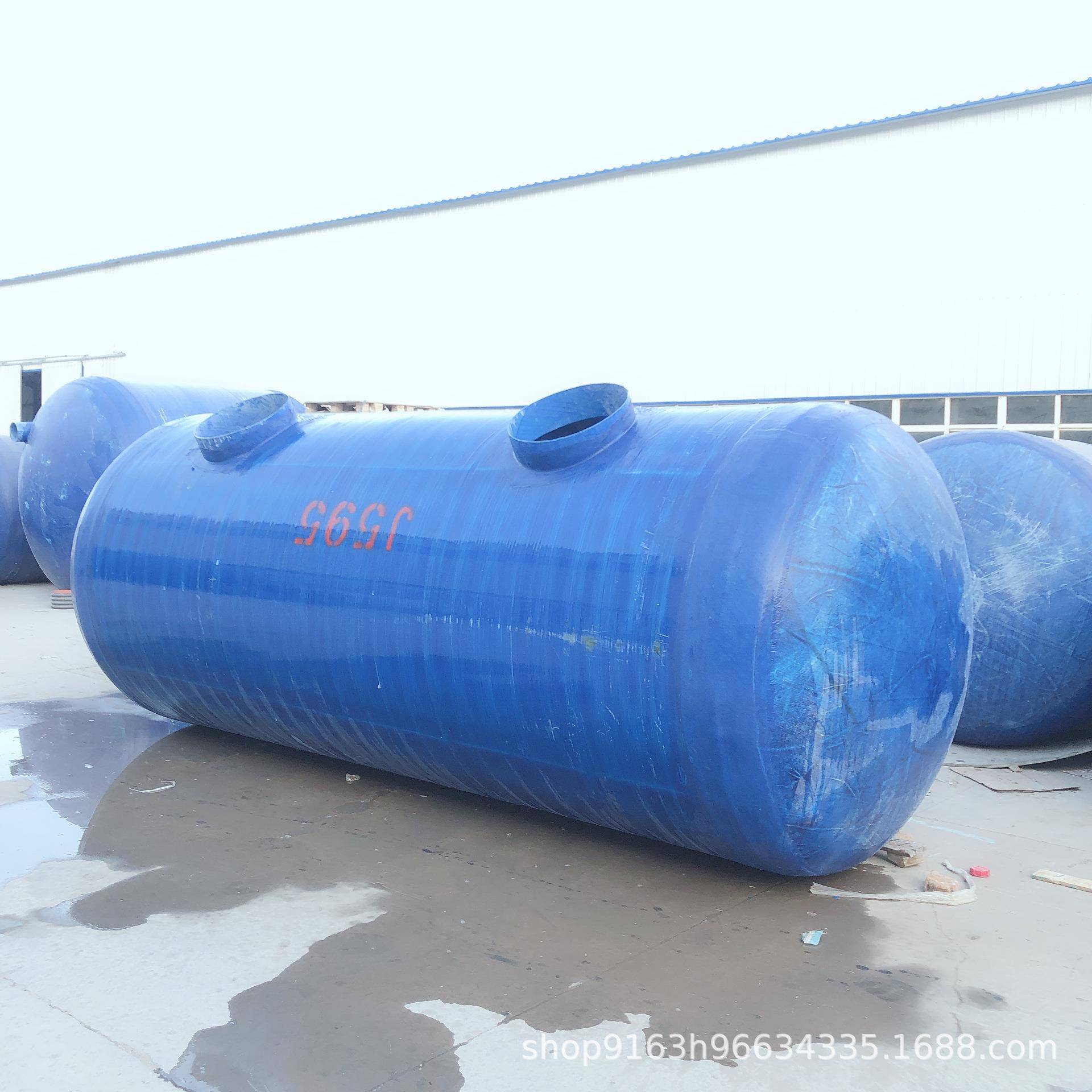 玻璃钢化粪池厂家新农村改造隔油池污水收集池玻璃钢缠绕化粪池