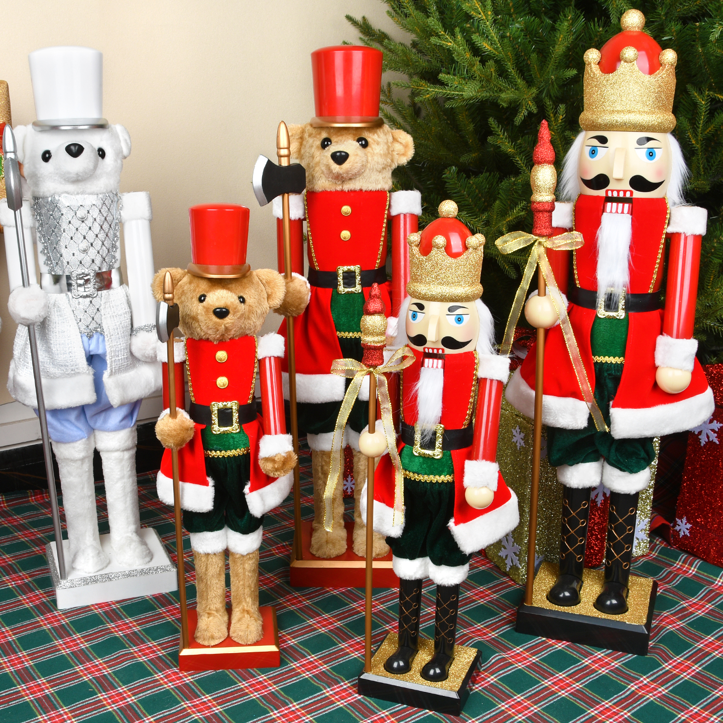 圣诞装饰品60-80CM大型胡桃夹子