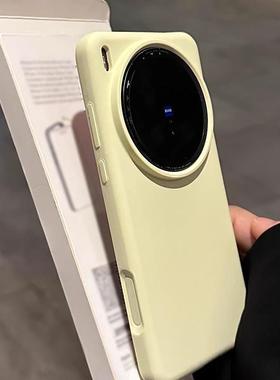 奶黄色适用华为mate80promax手机壳新款huawei纯色mate70pro软糯mt60rs亲肤50e液态硅胶保护套橡皮感全包防摔