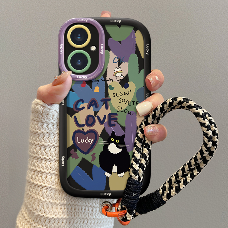 涂鸦猫咪vio100手机壳新款