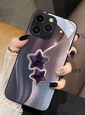 暗紫琉金星星适用于红米NOPTE12pro手机壳11Tpro梦幻10pro全包9pro简约K60e时尚k50至尊高档k40s保护套12c女