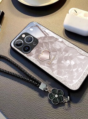 银琉爱心挂绳适用于vivox70pro+手机壳x60Pro时尚x50星空x30个性x21i全包v20se防摔t2x简约S17e梦幻s16潮NEX3