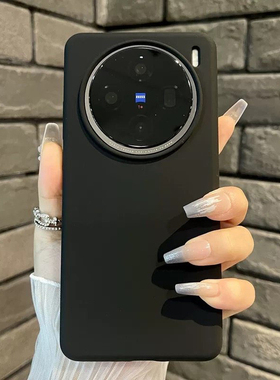 ins风黑色适用vivos50promini手机壳新款s50软糯s30亲肤s20pro纯色s19保护套18液态硅胶全包防摔软套创意耐脏