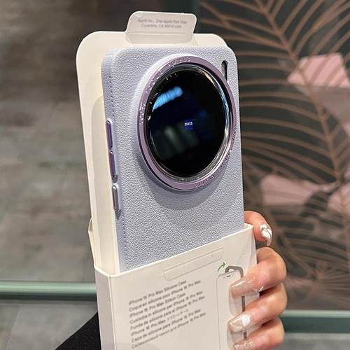 香芋紫色适用oppofindx8pro手机壳新款OPPO荔枝纹0pp0颗粒手感pc硬壳Findx8皮纹大孔Pro高级感轻奢创意保护套