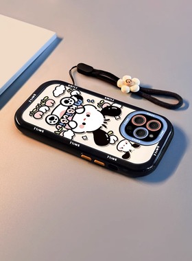 萌萌帕恰适用于OPPOA97手机壳a93s动漫a96卡通a95创意A58全包a91防摔a92s硅胶findx5保护套indx6小众3可爱女