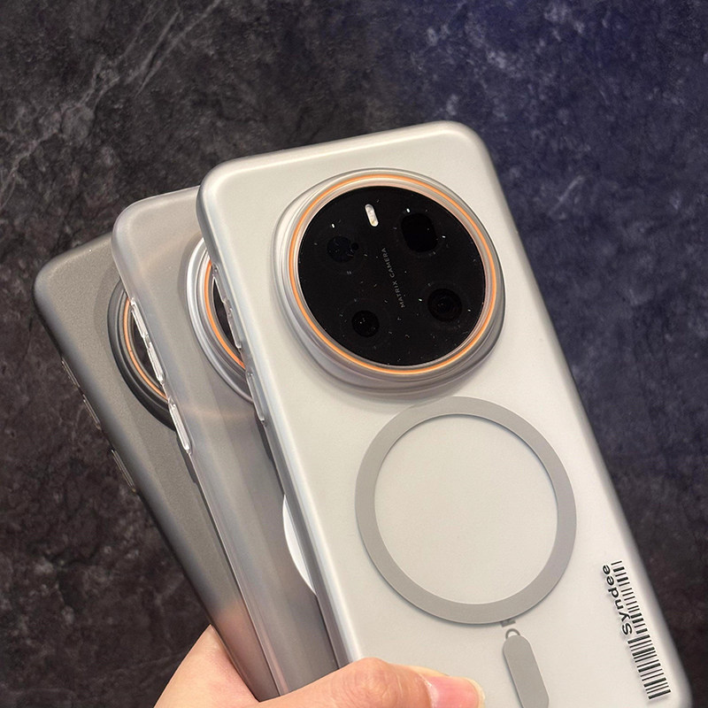 钛灰色微磨砂轻奢硬壳适用iphone17promax手机壳新款air磁吸苹果16e无线充电15pm大孔散热14plus简约13保护套