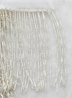 10cm glass Beaded Fringe Lamp Costume Trim Crafts 10 yard si
