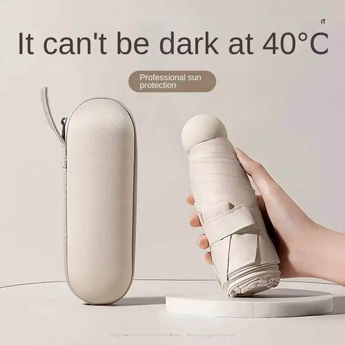 Mini Foldable umbrella UV protection Mini Sun Umbrella dual