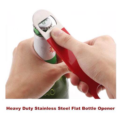 Stainless Steel Flat Bottle Opener Solid Beer Openers